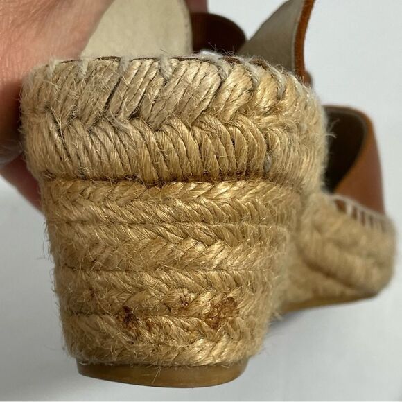 Andre Assous Dainty Womens Leather‎ Slingback Espadrille Wedge Sandal Sz 6 Shoes - Picture 10 of 10